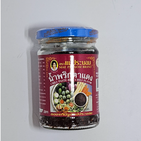 Maepranom Chilli paste red chilli228g