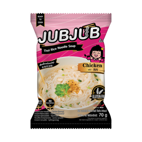 Jubjub rice noodle chicken flavour 70g
