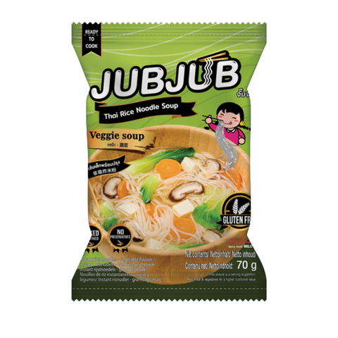 Jubjub rice noodle veggie soup 70g