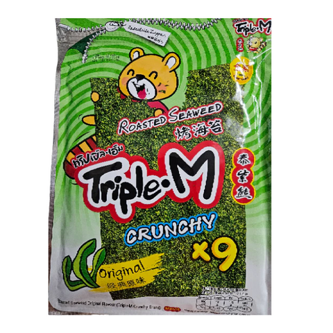 Triple M roasted seaweed original 45g