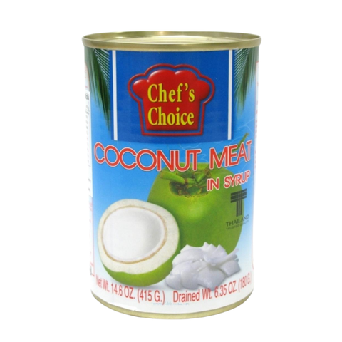 Chef choice young coconut juice with meat 415g