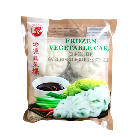 Frozen chive cake round